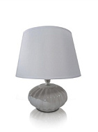 Светильник настольный А-LE497 Gray+Gray абажур,  размер: 200*200*260мм