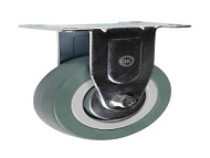 Опора колесная аппаратная 50мм неповоротная, платф. крепл. 25кг