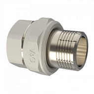 Сгон-американка прямой ВР-НР никель 3/4"