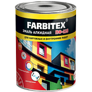 Эмаль алкидная ПФ-115 FARBITEX, желтая , 0,8 кг