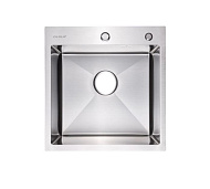 GL-5050  Мойка для кухни врезная G.lauf GL-5050 хром из нержавеющей стали, 50*50 см без сифона