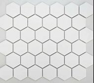 Мозаика Elada Mosaic 281*325*6 мм белый матовый
