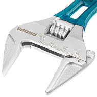 Ключ разводной Gross, 140 мм, CrV,  укороченная ручка