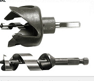 36352 Набор для врезки замков с пластиковым шаблоном. (22/54 мм)