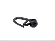 Роликовый крючок цв.черный 100шт в упаковке