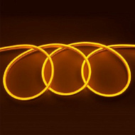 Лента светодиодная General 12V 9.6W/m IP67 5м  неон гибкий синий