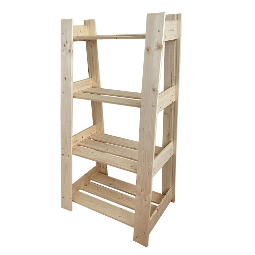 Стеллаж угловой, широкие полки, 105*64*40