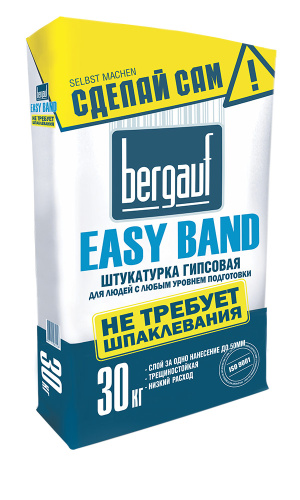 Штукатурка Bergauf EASY BAND, 30кг, гипсовая, универсальная /49/