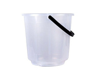 Ведро 5л, подходит д/пищевых продуктов, прозрачн.(ПП) ВП5-01/П, ОНЕСТ