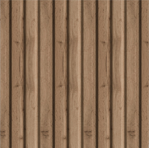 Панель  МДФ Реечная Beats Light Пекан 2700x119x16