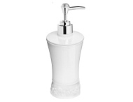 Дозатор для жидкого мыла Fora Venice, белый пластик FR-41W