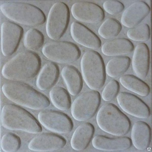 Плитка тротуарная Сэдэс Галька 300*300*30мм серая