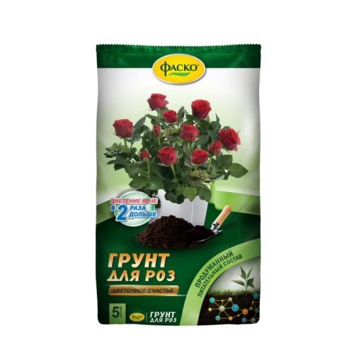 Грунт Цветочное счастье Для роз 5л