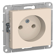 Механизм розетки 1-м СП ATLAS DESIGN без заземл. 16А беж. SchE ATN000241, 1240196