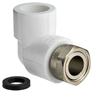 Угольник с накидной гайкой ПП, D25-3/4"