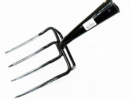 Вилы с упором 4-х зубые, без черенка