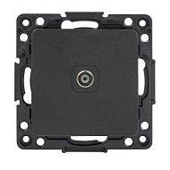 1396241 Механизм розетки TV 1-м Стокгольм 75Ом 5-862МГц черн. PROxima EKF EZA00-027-10