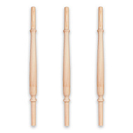 Балясина точёная нагельная БТН-2 50х50х900 мм сосна