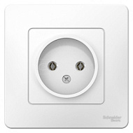 1210258	Розетка 1-м СП BLANCA 16А 250В без шторок без заземл. бел. SchE BLNRS000011