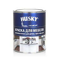 Краска HUSKY для мебели акриловая - 25С° , 0,9л; База С