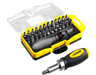 2557-H38 Набор STAYER реверсивная отвертка с насадками, 38 шт