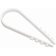 Дюбель-хомут ИЭК UHH35-5-8-100, d5-8мм, нейлон, белый (в уп 100шт)