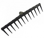 О0007 Грабли 11-зубые полипропиленовые без черенка