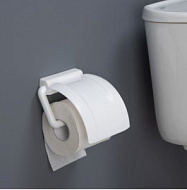 4020101  Держатель для туалетной бумаги IDEA, пластик, 6×17×4.5 см, белый