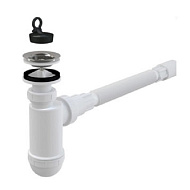 Сифон для умывальника d 40 мм, с гибким соединением