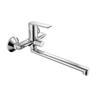 AV5030 Смеситель унниверсальный AVRORA Slim  с поворотным изливом