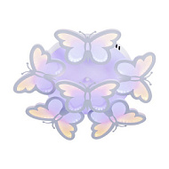 Потолочный светильник Escada BUTTERFLY White LED 80W 10кв.м