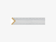 Уголок Stella Белый Серебро 2,4 м