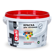 Краска Для потолков Dali, 2,5л, снежно-белая матовая
