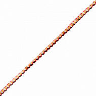 Шнур вязаный ПП 4 мм, универсальный, с сердечником,  меланж, 20м