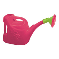 Лейка LISTOK 5л УРОЖАЙНАЯ розовая с рассеивателем