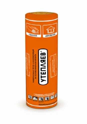 Утеплитель ИЗОВЕР Утепляев ТВИН - 50 (6150х1220х50х2; 0,75 м3)