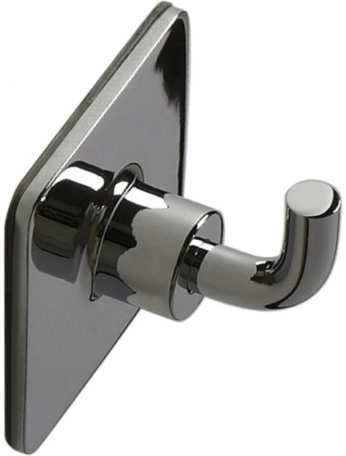 Крючок Fixen Square, хром, одинарный FX-93105