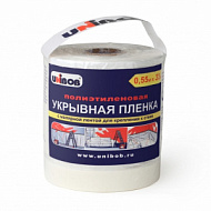 Пленка укрывная с малярной лентой UNIBOB 1,1*33 м