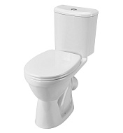 1WH302143 Унитаз-компакт Santek Бореаль антивсплеск, белый, 2 режима, дюропласт