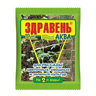 Удобрение Здравень ВХ аква рассада 10 мл