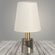 Настольная лампа A17218 серый/белый абажур h300 1х60W E27, DIY23
