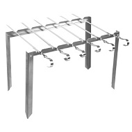 Мангал каркасный "Таганок" сборный + 6 шампуров в чехле  420х40х250 мм