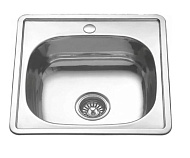 L94848 Мойка для кухни врезная LEDEME 480x480х180х0,8 мм из нержавеющей стали, с сифоном