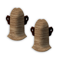 407 Угол наружный Лексида с крепежом 55мм Дуб альпийский (2шт/блистер)