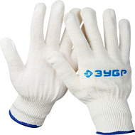 11450-XL Перчатки трикотажные тонкие ЗУБР, размер L-XL, без покрытия