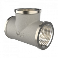 Тройник ВР никель 3/4"