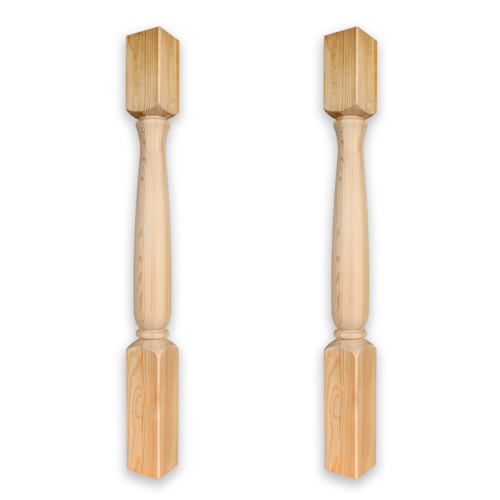 Столб точёный 100х100х1100 мм тип 1