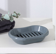 4210103 Мыльница с решеткой Альтернатива «Эконом», пластик, 13×9×3 см, МИКС