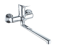 E6528 Смеситель для ванны EDENY с длинным изливом,30 см, хром