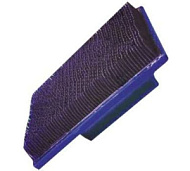 Щетка пластиковая 148х104мм, резиновый ворс